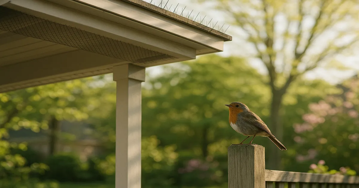How to Safely Stop Birds Nesting on Your Front Porch